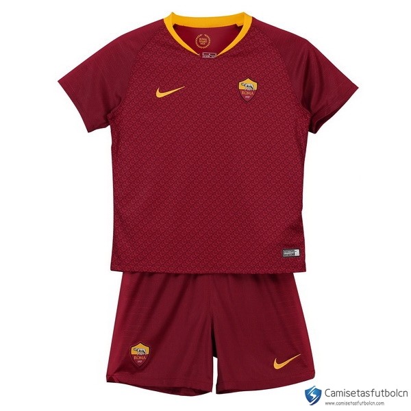 Camiseta AS Roma Primera equipo Niños 2018-19 Rojo